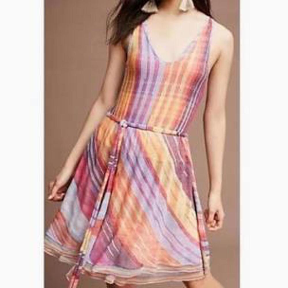 Cecilia Prado Anthropologie Striped Knit Sweater Dress XS